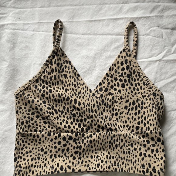Brandy Melville Cheetah Print Amara Tank Top - Picture 2 of 4